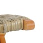 vidaXL Silla de ratán kubu natural y madera maciza de caoba vidaXL Silla de ratán kubu natural y madera maciza de caoba