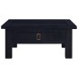 vidaXL Mesa de centro café negro claro madera de caoba 68x68x30 cm vidaXL Mesa de centro café negro claro madera de caoba 68x68x30 cm