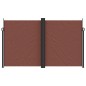 vidaXL Toldo lateral retráctil marrón 200x1000 cm