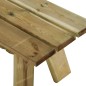 vidaXL Banco de jardín madera maciza de pino impregnada 220 cm
