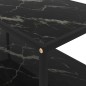 vidaXL Mesa de centro vidrio templado negro 100x50x35 cm vidaXL Mesa de centro vidrio templado negro 100x50x35 cm