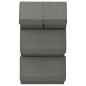 vidaXL Set de cajas de almacenaje apilables 3 uds tela gris antracita vidaXL Set de cajas de almacenaje apilables 3 uds tela gris antracita