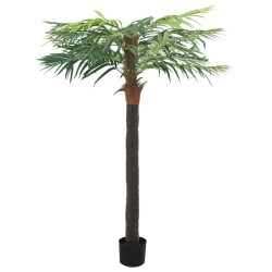 vidaXL Palmera fénix artificial con macetero 215 cm verde