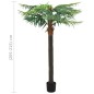 vidaXL Palmera fénix artificial con macetero 215 cm verde vidaXL Palmera fénix artificial con macetero 215 cm verde