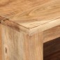 vidaXL Mueble de TV madera maciza de acacia marrón 110x30x40 cm