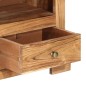 vidaXL Mueble de TV madera maciza de acacia marrón 110x30x40 cm