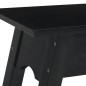 vidaXL Mesa consola madera maciza de caoba negro 110x30x75 cm vidaXL Mesa consola madera maciza de caoba negro 110x30x75 cm