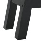 vidaXL Mesa consola madera maciza de caoba negro 110x30x75 cm vidaXL Mesa consola madera maciza de caoba negro 110x30x75 cm