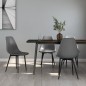 vidaXL Sillas de comedor 4 unidades gris PP vidaXL Sillas de comedor 4 unidades gris PP
