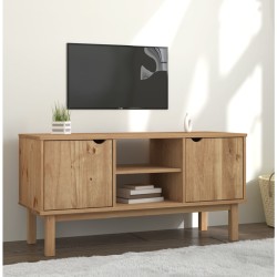 vidaXL Mueble de TV OTTA madera maciza de pino 113,5x43x57 cm