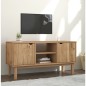 vidaXL Mueble de TV OTTA madera maciza de pino 113,5x43x57 cm