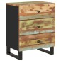 vidaXL Mesita de noche madera reciclada y contrachapada 50x33x62 cm