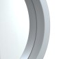 vidaXL Espejo de pared con correa plateado Ø35 cm vidaXL Espejo de pared con correa plateado Ø35 cm