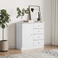 vidaXL Aparador ALTA madera maciza de pino blanco 77x35x73 cm vidaXL Aparador ALTA madera maciza de pino blanco 77x35x73 cm