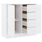 vidaXL Aparador ALTA madera maciza de pino blanco 77x35x73 cm vidaXL Aparador ALTA madera maciza de pino blanco 77x35x73 cm