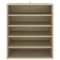 vidaXL Mueble zapatero de madera contrachapada color roble 60x35x70 cm vidaXL Mueble zapatero de madera contrachapada color roble 60x35x70 cm