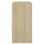 vidaXL Mueble zapatero de madera contrachapada color roble 60x35x70 cm vidaXL Mueble zapatero de madera contrachapada color roble 60x35x70 cm