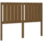 vidaXL Cabecero de cama madera maciza pino marrón miel 125,5x4x100 cm