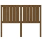 vidaXL Cabecero de cama madera maciza pino marrón miel 125,5x4x100 cm