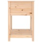 vidaXL Jardinera con estante de madera maciza de pino 82,5x54x81 cm