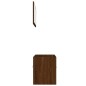 vidaXL Set de muebles baño 2 pzas madera contrachapada marrón roble vidaXL Set de muebles baño 2 pzas madera contrachapada marrón roble
