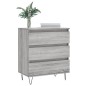 vidaXL Aparador de madera contrachapada gris Sonoma 60x35x70 cm vidaXL Aparador de madera contrachapada gris Sonoma 60x35x70 cm