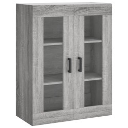 vidaXL Armario de pared gris Sonoma 69,5x34x90 cm