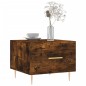 vidaXL Mesa de centro 2 uds madera ingeniería roble ahumado 50x50x40cm vidaXL Mesa de centro 2 uds madera ingeniería roble ahumado 50x50x40cm