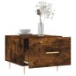 vidaXL Mesa de centro 2 uds madera ingeniería roble ahumado 50x50x40cm vidaXL Mesa de centro 2 uds madera ingeniería roble ahumado 50x50x40cm