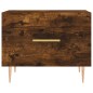 vidaXL Mesa de centro 2 uds madera ingeniería roble ahumado 50x50x40cm vidaXL Mesa de centro 2 uds madera ingeniería roble ahumado 50x50x40cm