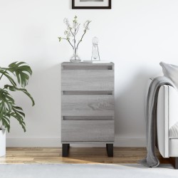vidaXL Aparador madera de ingeniería gris Sonoma 40x35x70 cm