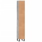 vidaXL Armario de baño madera contrachapada gris Sonoma 30x30x190 cm vidaXL Armario de baño madera contrachapada gris Sonoma 30x30x190 cm