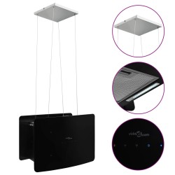 vidaXL Campana extractora colgante táctil LCD vidrio templado