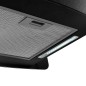 vidaXL Campana extractora colgante táctil LCD vidrio templado