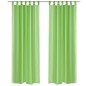 2 Cortinas verdes transparentes 140 x 225 cm 2 Cortinas verdes transparentes 140 x 225 cm