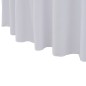 vidaXL Fundas elásticas para mesa 2 uds con falda 180x74 cm blanco vidaXL Fundas elásticas para mesa 2 uds con falda 180x74 cm blanco