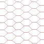 vidaXL Alambrada de gallinero acero revestimiento PVC rojo 25x1,2 m vidaXL Alambrada de gallinero acero revestimiento PVC rojo 25x1,2 m