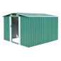 vidaXL Caseta de jardín metal verde 257x298x178 cm vidaXL Caseta de jardín metal verde 257x298x178 cm