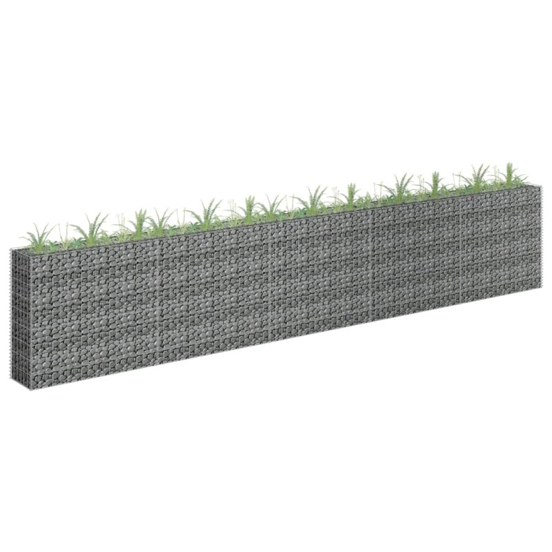 vidaXL Arriate de gaviones de acero galvanizado 450x30x90 cm vidaXL Arriate de gaviones de acero galvanizado 450x30x90 cm