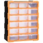 vidaXL Organizador multicajones con 18 cajones intermedios 38x16x47 cm vidaXL Organizador multicajones con 18 cajones intermedios 38x16x47 cm