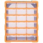 vidaXL Organizador multicajones con 18 cajones intermedios 38x16x47 cm vidaXL Organizador multicajones con 18 cajones intermedios 38x16x47 cm