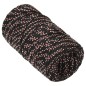 vidaXL Cuerda de barco polipropileno negra 2 mm 100 m vidaXL Cuerda de barco polipropileno negra 2 mm 100 m