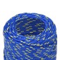 vidaXL Cuerda de barco polipropileno azul 2 mm 25 m vidaXL Cuerda de barco polipropileno azul 2 mm 25 m