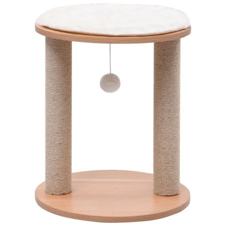 vidaXL Rascador para gatos pequeños con postes rascadores 44 cm