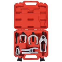 vidaXL Herramietas para reparar la parte delantera de coche 5 piezas 