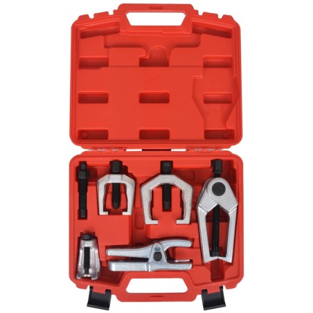 vidaXL Herramietas para reparar la parte delantera de coche 5 piezas 