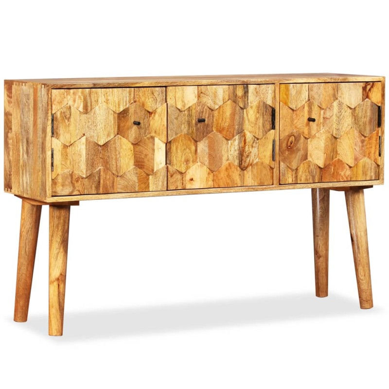 vidaXL Aparador de madera de mango maciza 118x35x75 cm vidaXL Aparador de madera de mango maciza 118x35x75 cm
