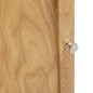 vidaXL Armario de esquina de madera maciza de roble 59x36x180 cm