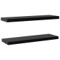 vidaXL Estantes flotantes de pared 2 unidades negro 120x20x3,8 cm vidaXL Estantes flotantes de pared 2 unidades negro 120x20x3,8 cm