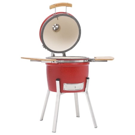  vidaXL Barbacoa ahumadora Kamado de cerámica 81 cm